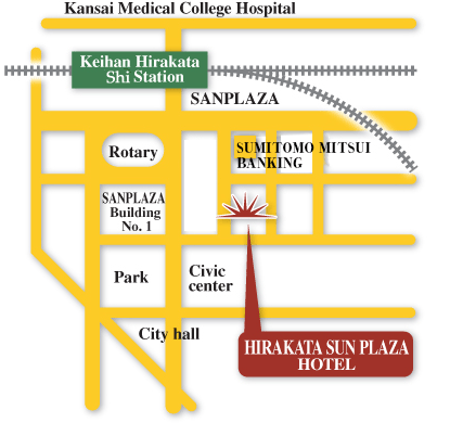 Hotel neighborhood map
